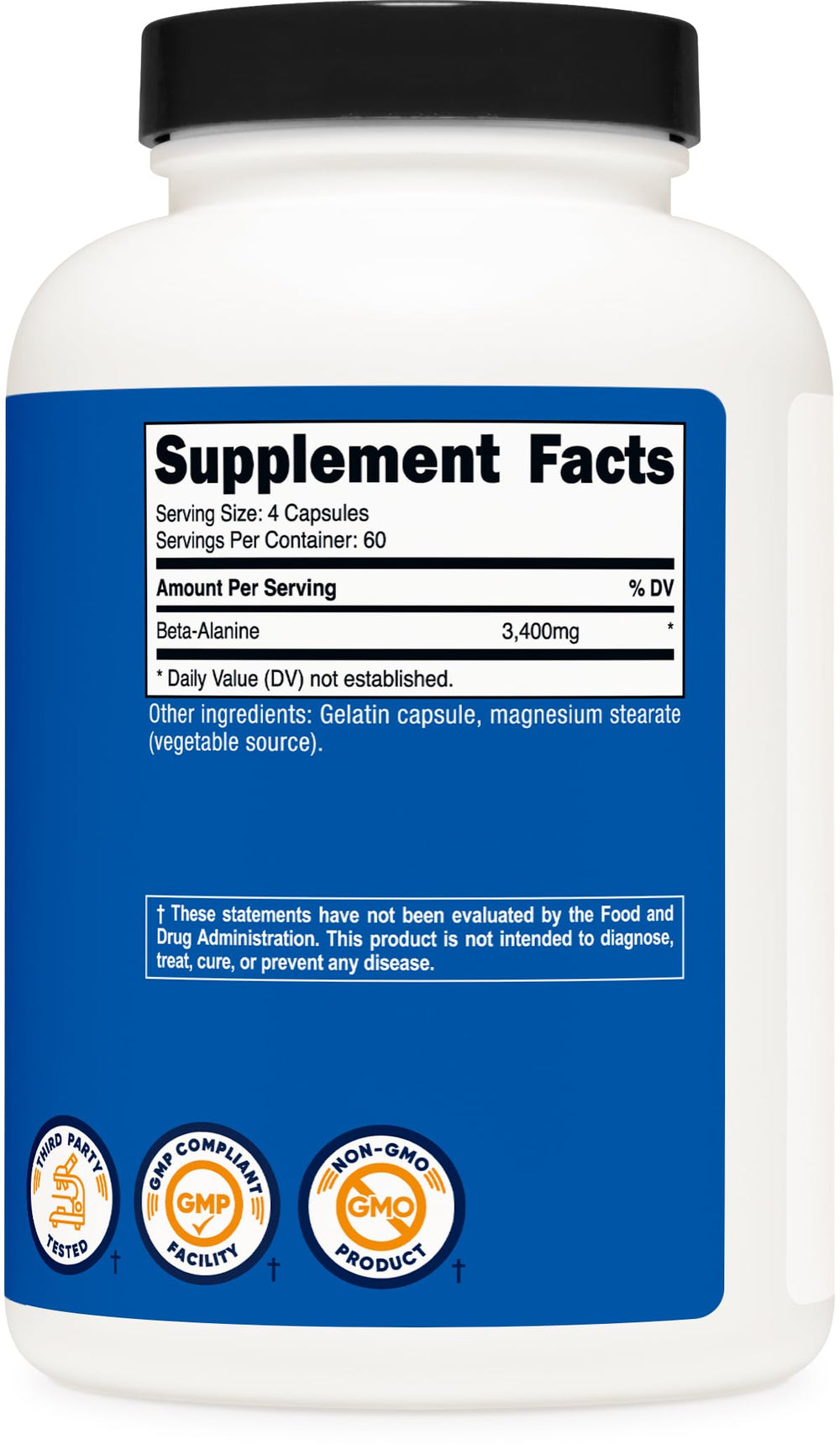 Nutricost Beta-Alanine GMP facility image conveys trusted manufacturing standards