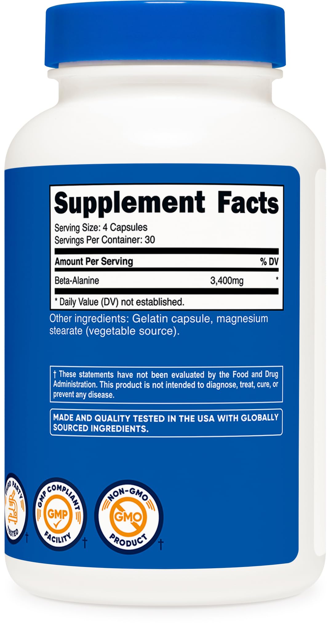 Made in USA facility, GMP compliant and FDA registered.