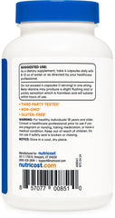 Nutricost third-party tested quality badge on packaging.