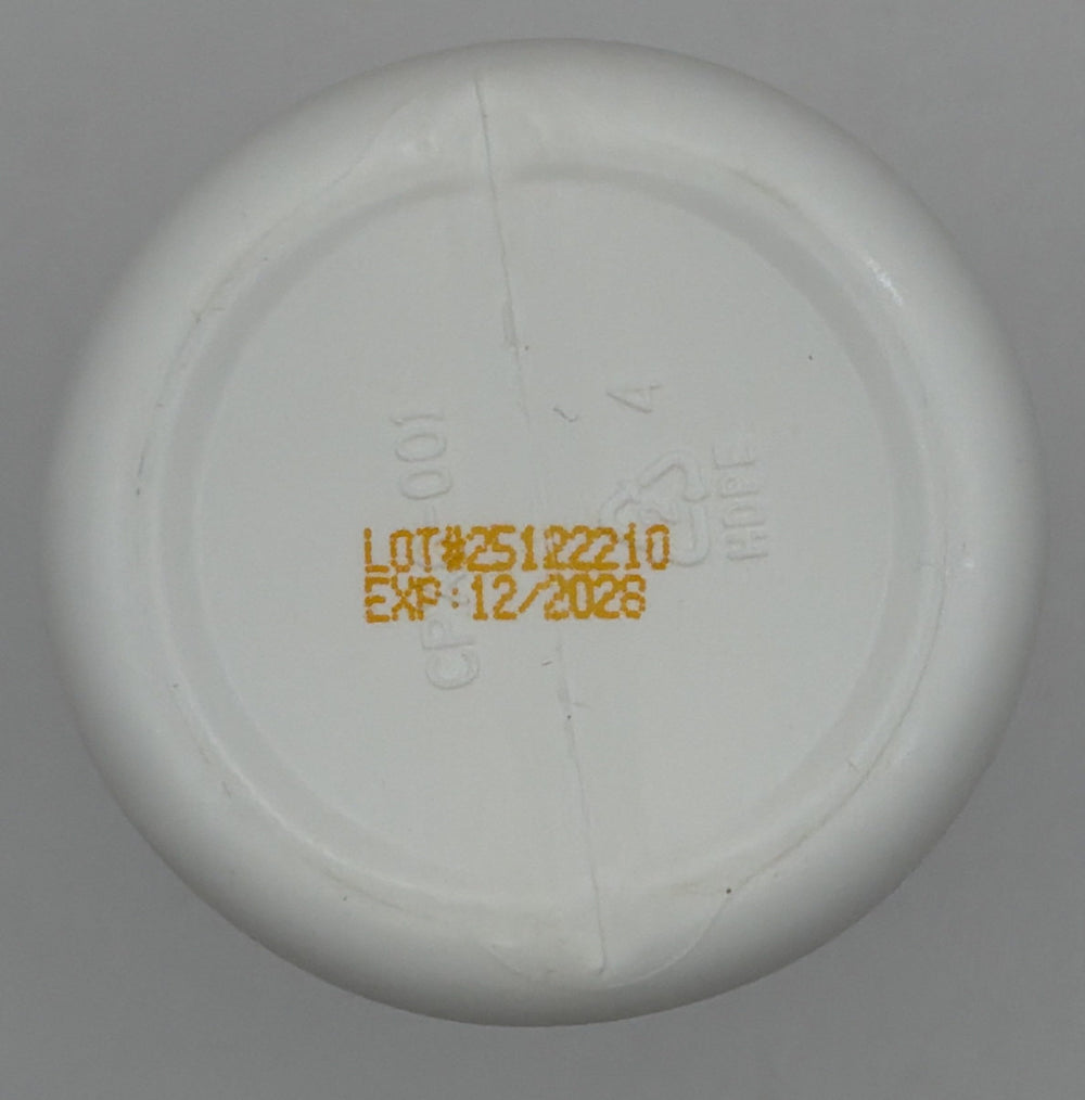 Nutricost boric acid 600mg storage guidance on packaging.