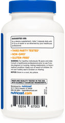 Nutricost Bromelain packaging with ingredients list.