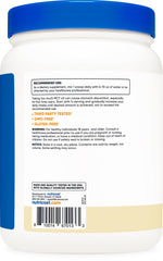 Nutricost C8 MCT Oil Powder Vanilla in coffee for creamy, keto-friendly boost.