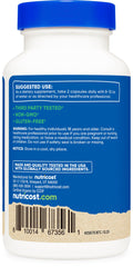 Nutricost Camu Camu packaging box showcases gluten-free, premium formula.