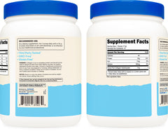 Nutricost collagen peptides dissolving smoothly in a glass of water