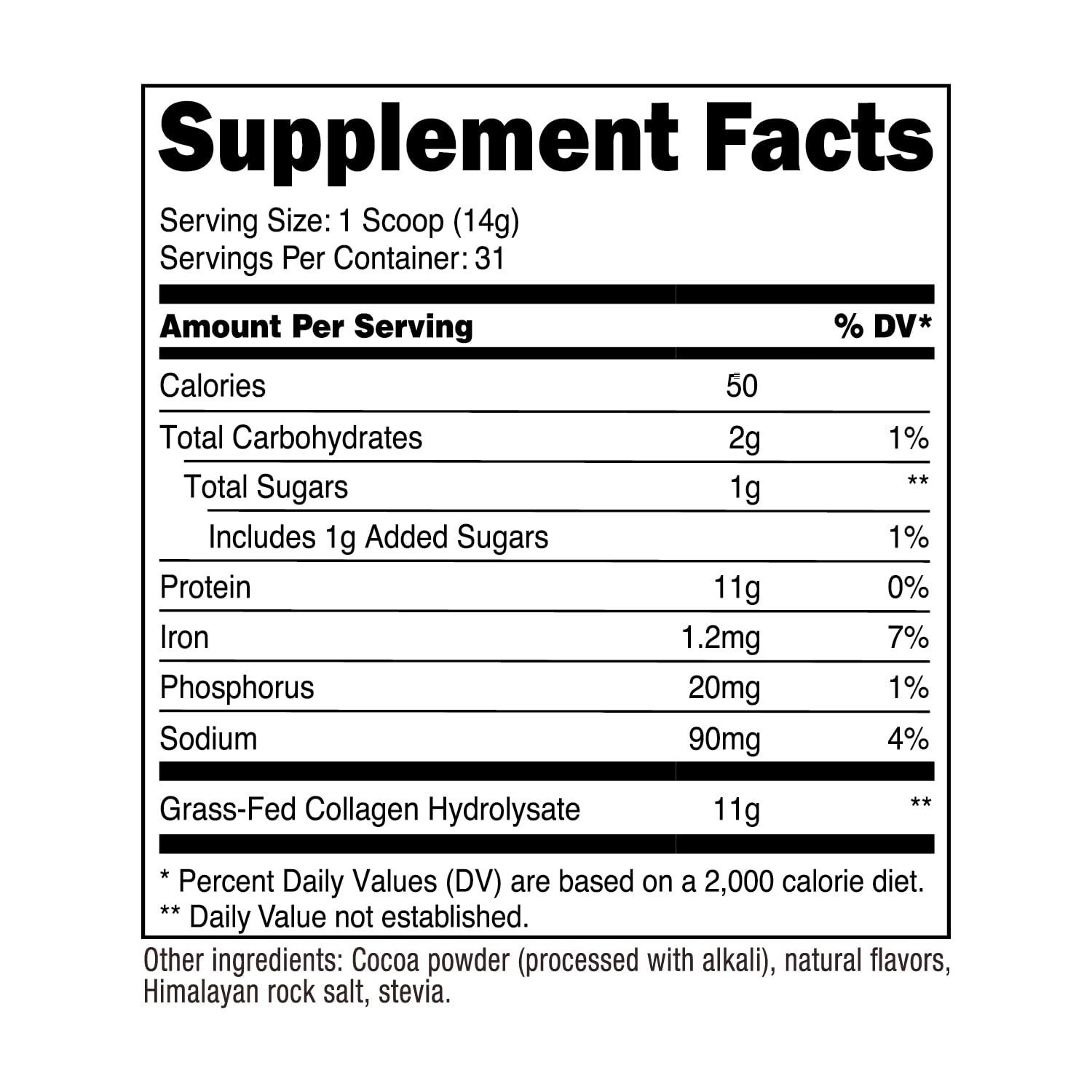 Nutricost Collagen Peptides Non-GMO and Gluten-Free labeling for paleo and keto friendly use.