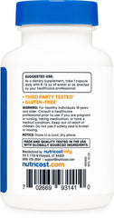 Nutricost CoQ10 non-GMO gluten-free seal on packaging