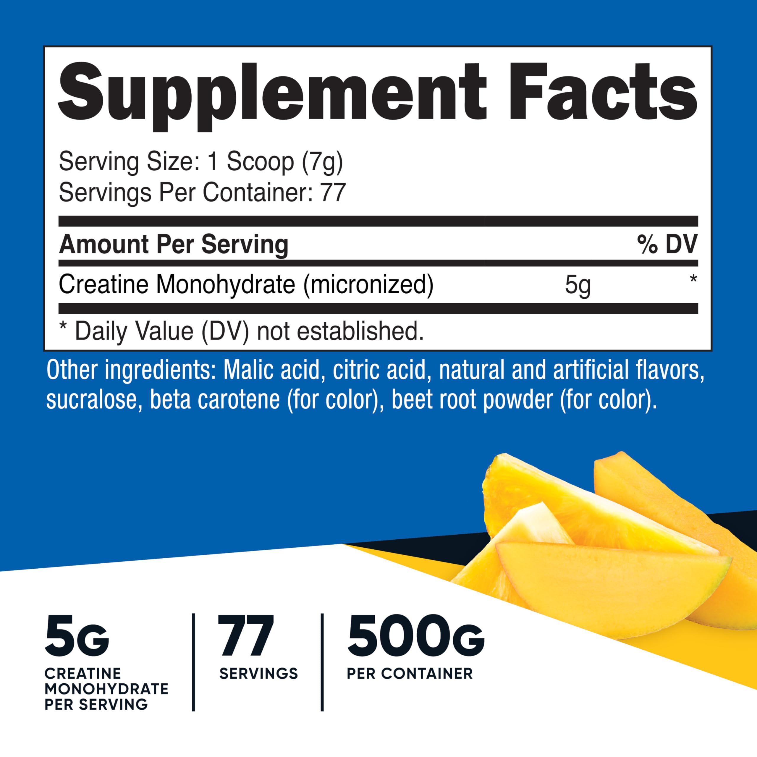 Nutricost Creatine powder scoop shows easy mixing for daily workouts.