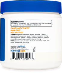 Nutricost D-Mannose bottle close-up with label detailing ingredients