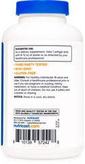 Nutricost DGL bottle side emphasizes GMP-compliant manufacturing