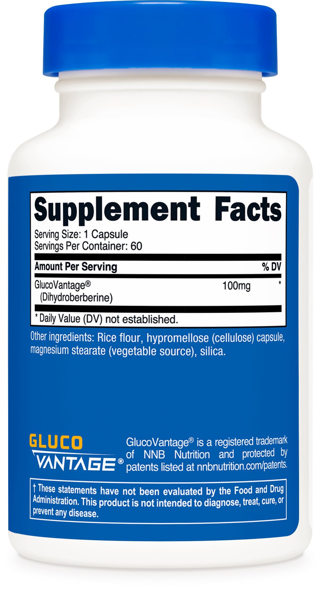 Nutricost Dihydroberberine capsules open bottle ready for daily routine
