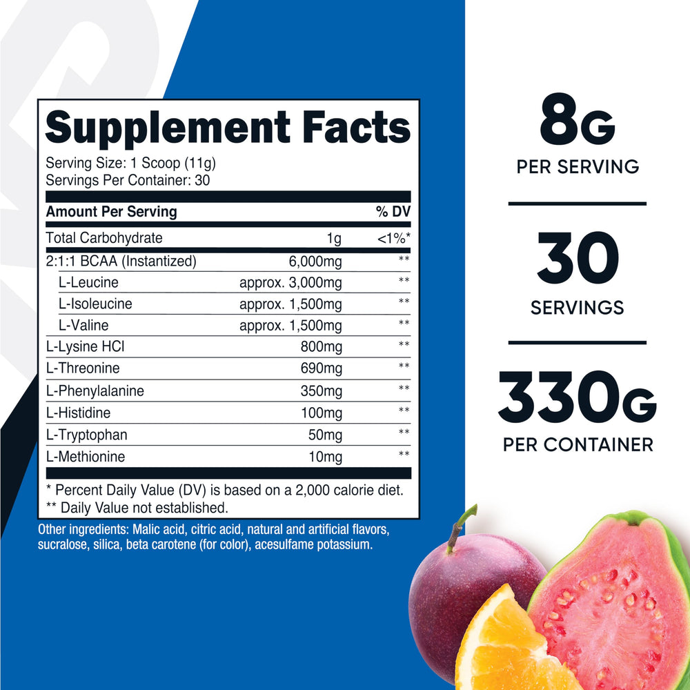 Nutricost EAA powder POG scoop for precise dosing