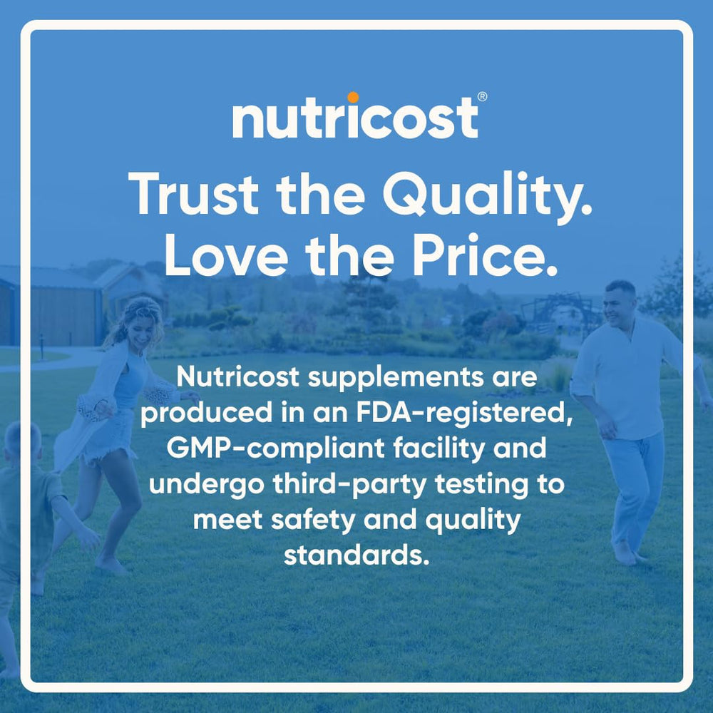 Third-party testing seal on Nutricost Electrolyte Complex Powder.