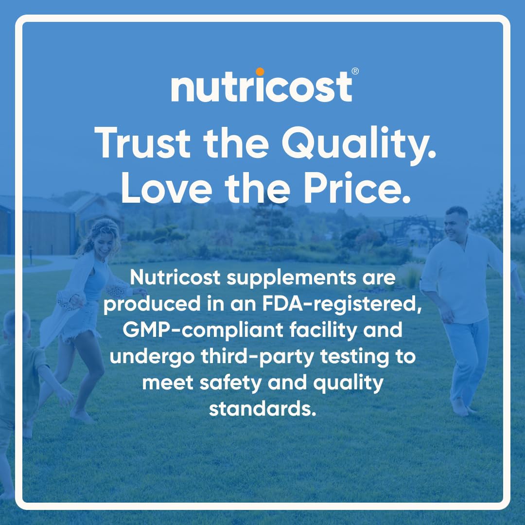 Nutricost Electrolytes GMP certified and third-party tested label on packaging