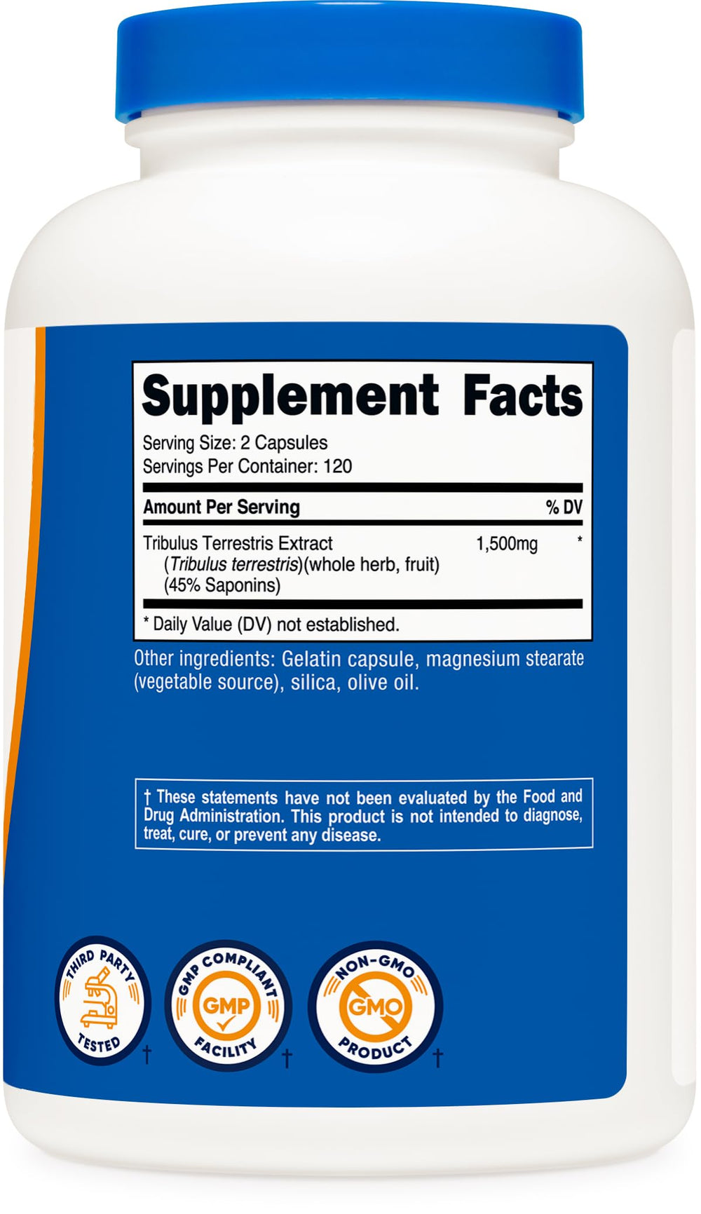 Nutricost facility NSF GMP FDA-registered quality seal on image