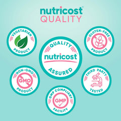 Nutricost Folic Acid for Women bottle showing label and veggie capsules