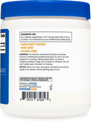 Nutricost Glycine powder manufactured in NSF GMP facility for quality assurance.