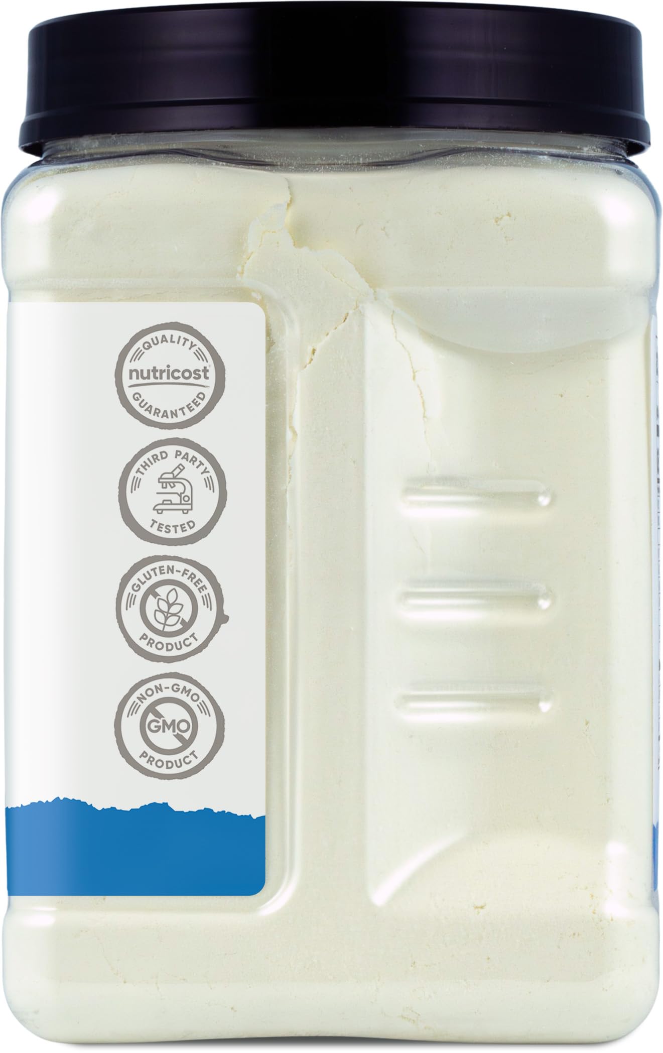 Nutricost Goat Milk Powder served-cup presenting creamy beverage ready-to-enjoy.