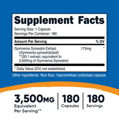 Nutricost Gymnema Sylvestre capsules in hand show vegetarian-friendly supplement convenience