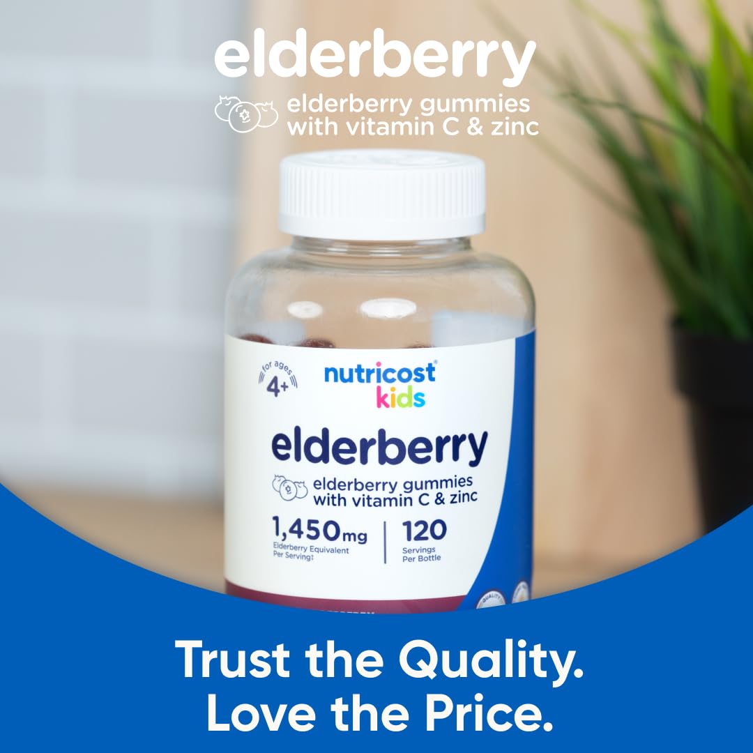 Packaging shows for ages 4+ on Nutricost gummies