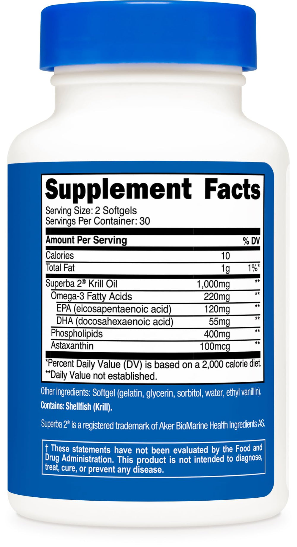 Nutricost Krill Oil bottle and pill tray showcases ready-to-use omega-3 supplementation.