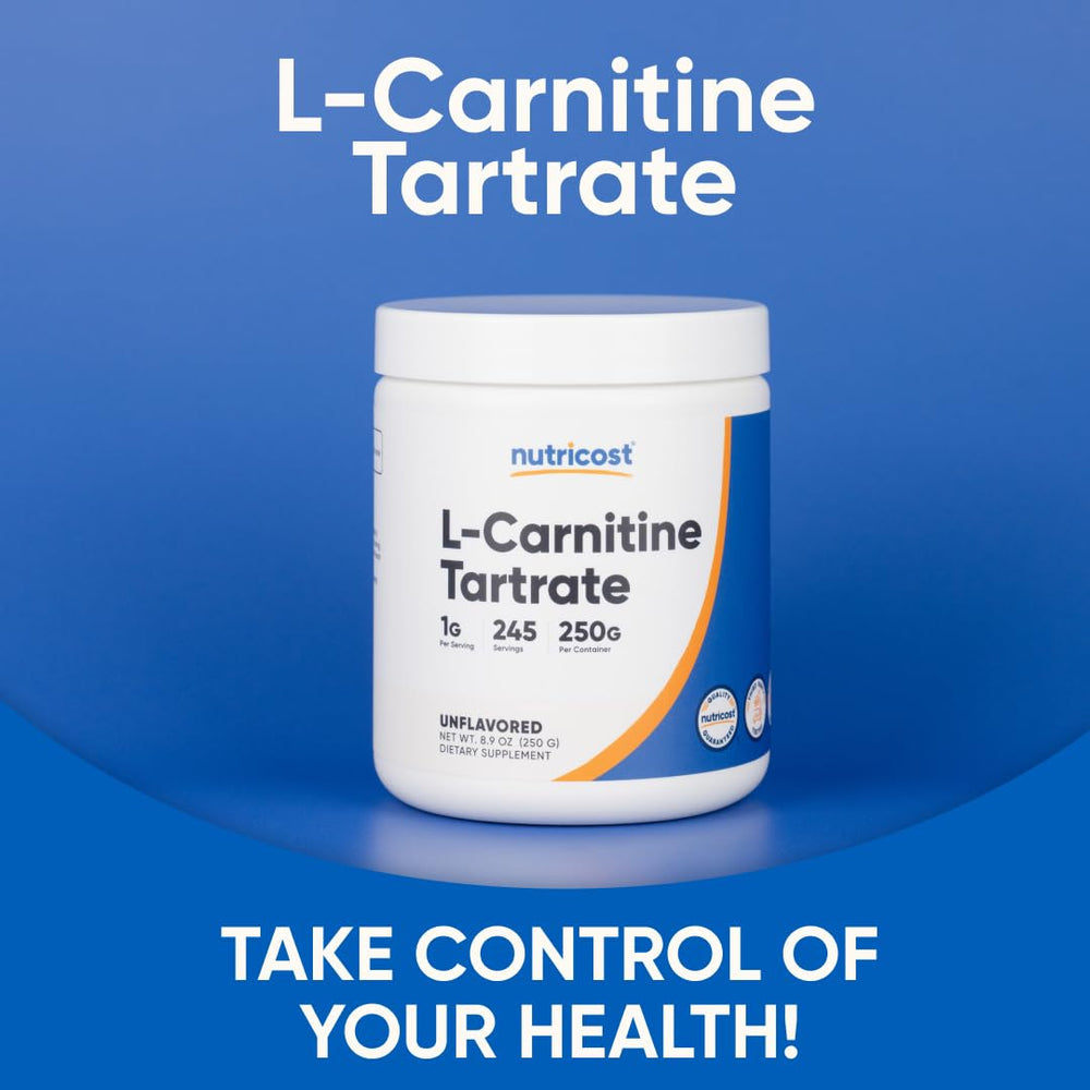 Nutricost bottle front highlights 250 g size and 250 servings.