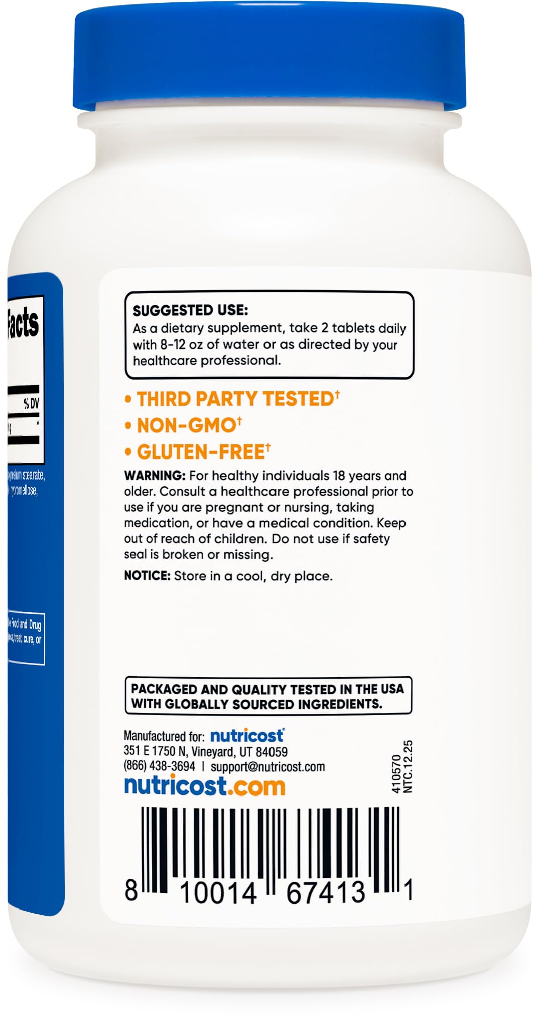 Nutricost L-Citrulline on kitchen shelf implying everyday use