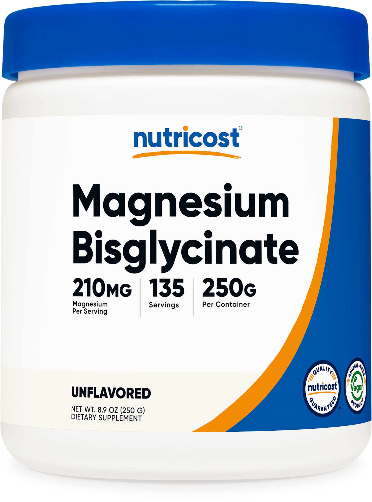 Nutricost Magnesium Bisglycinate bottle for daily wellness support