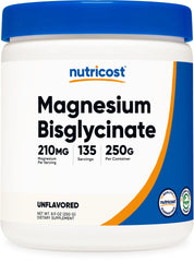 Nutricost Magnesium Bisglycinate bottle for daily wellness support
