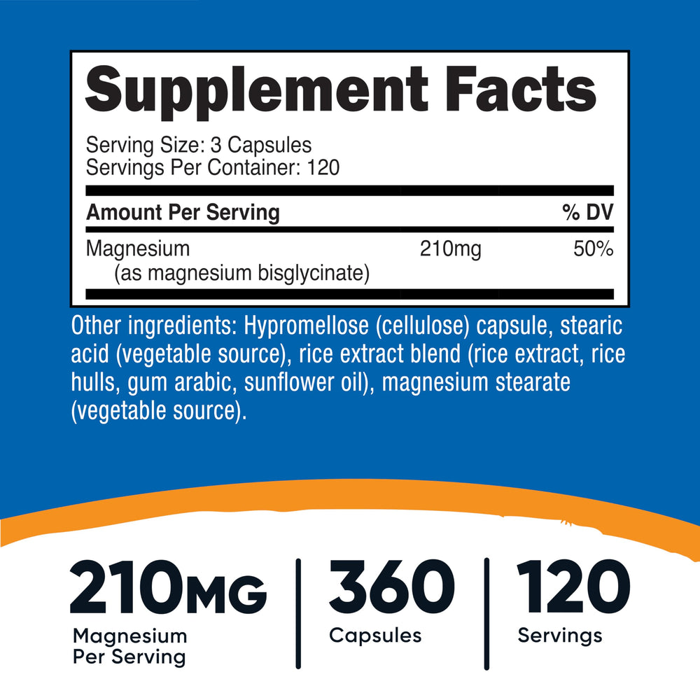 Nutricost showing three capsules per serving for easy dosing