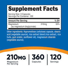Nutricost showing three capsules per serving for easy dosing