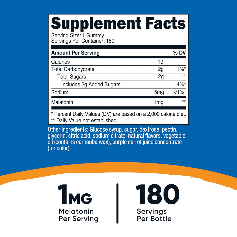 Nutricost Melatonin closeup strawberry gummies, fragrant aroma and chewy texture.