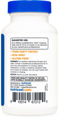 Nutricost Niacin packaging highlights gluten-free and non-GMO status