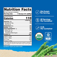 Nutricost pea protein isolate scoop for easy measurement and shakes