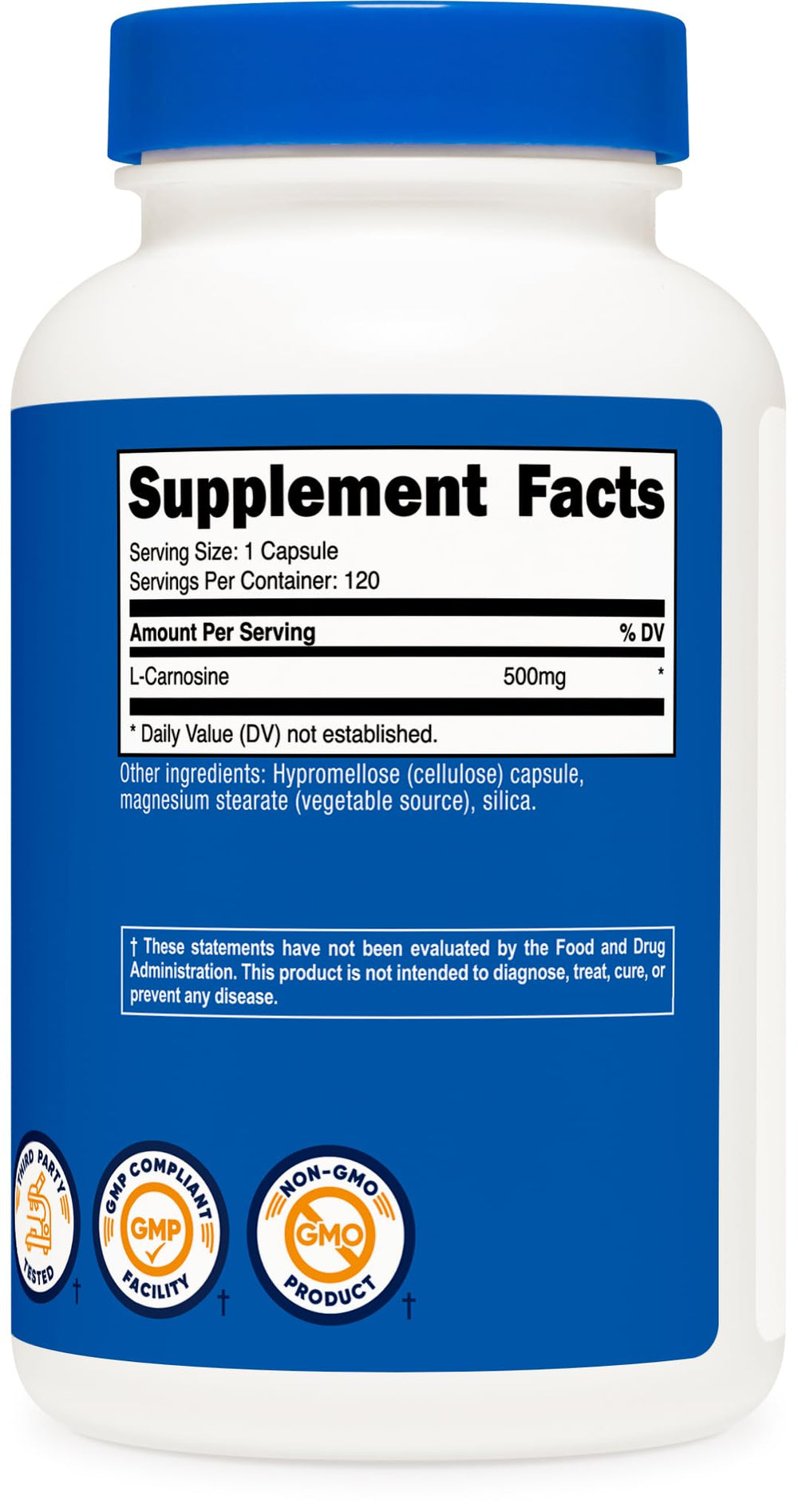 Plant-based Nutricost capsules for gluten-free routines
