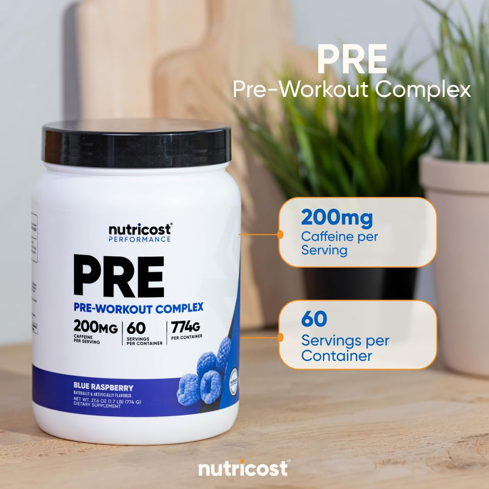 Nutricost fruit punch bottle offering a refreshing energy lift for workouts.