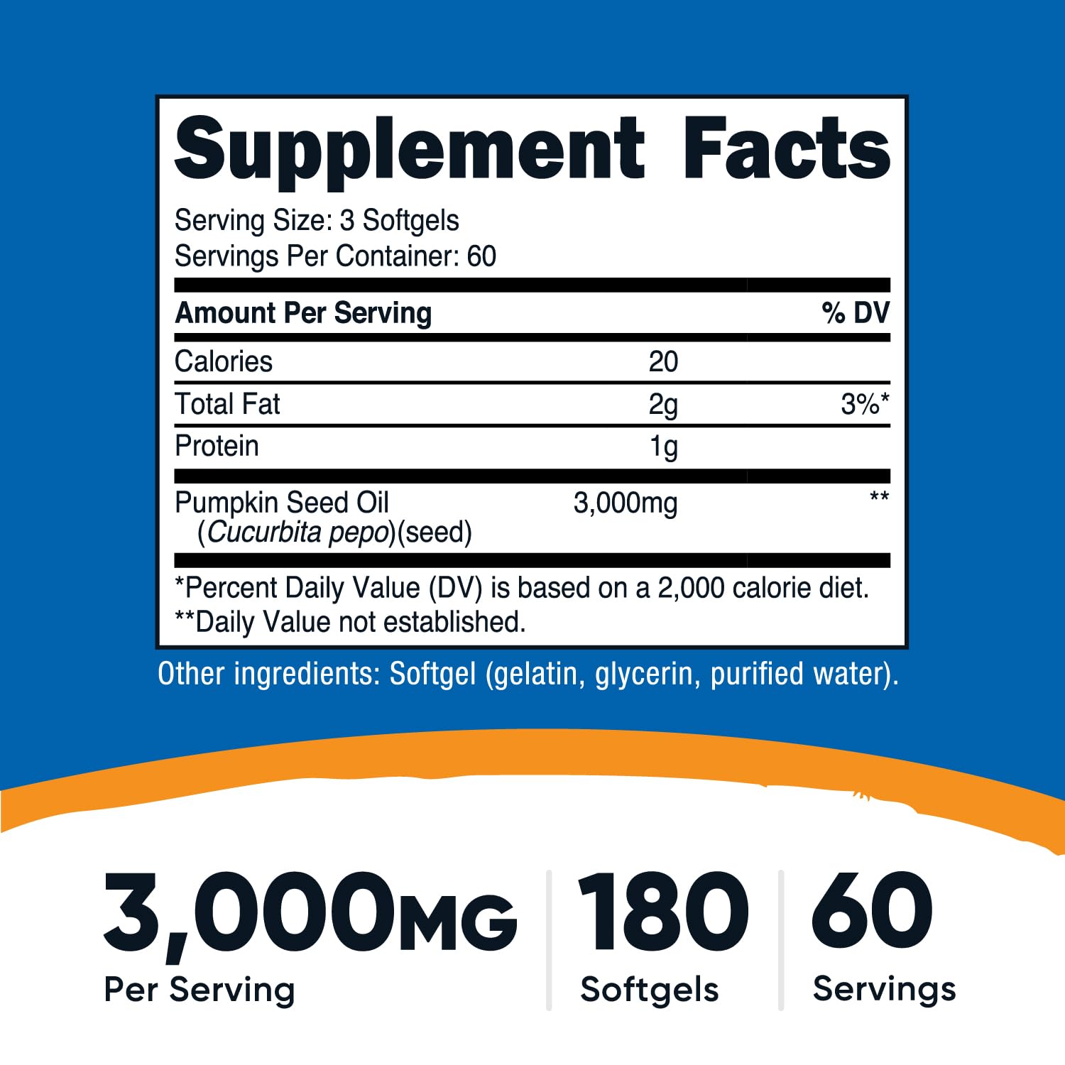 Close-up of the Nutricost label, GMO-free and gluten-free formulation highlighted.