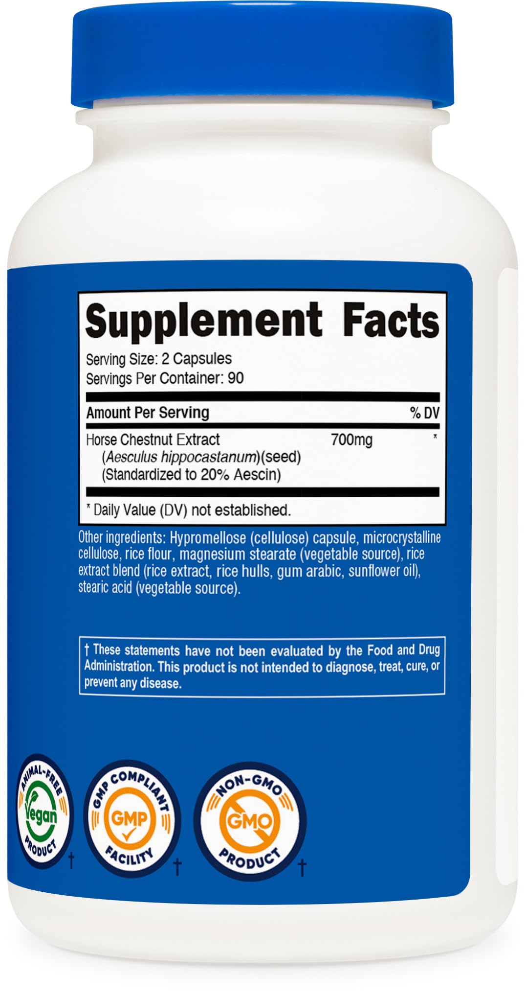 Nutricost third-party testing seal indicating quality verification.