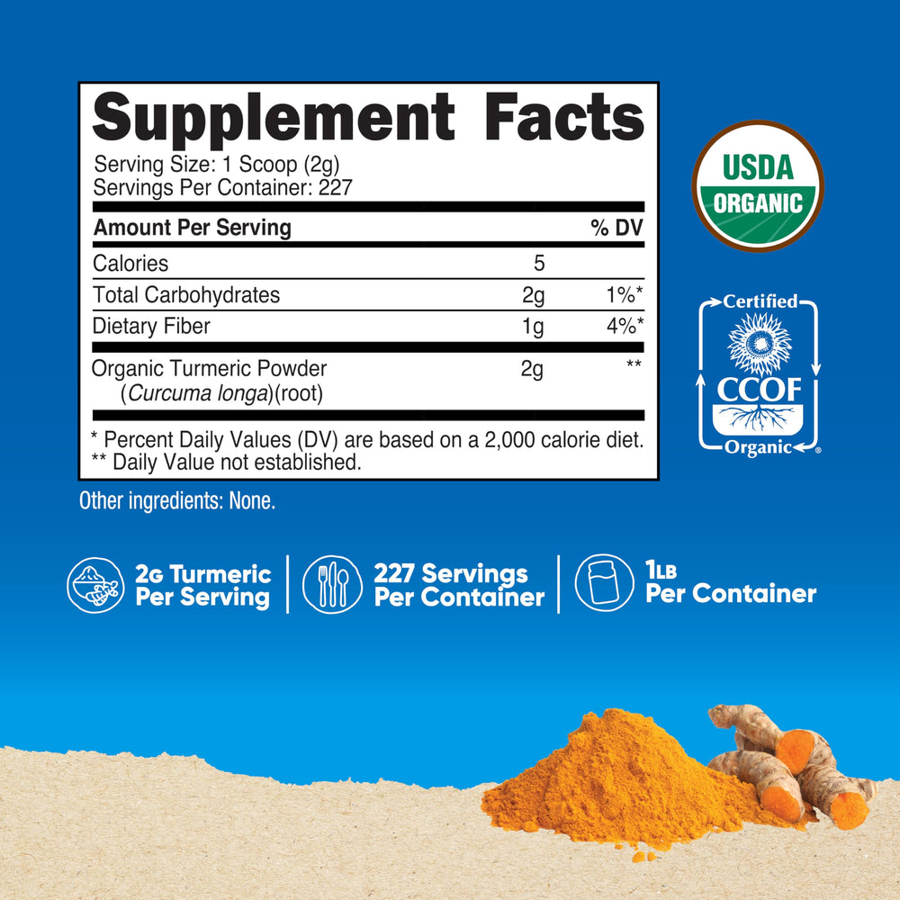 Nutricost turmeric powder for cooking and baking