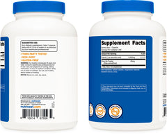 Nutricost Vitamin C with Rose Hips label showing non-GMO and gluten-free features