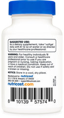 Nutricost Vitamin K2 MK-7 bottle on desk suggesting easy daily routine.