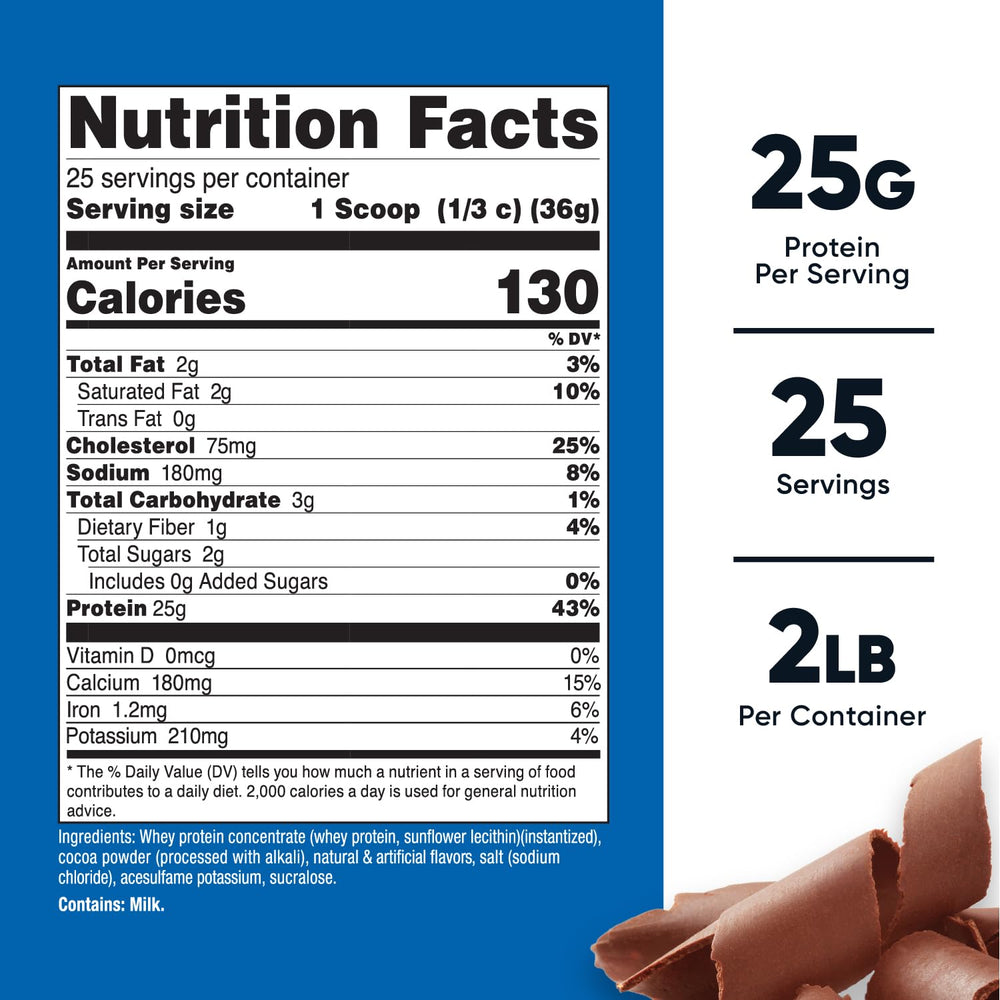 Nutricost chocolate whey shake in a glass, a delicious post-workout drink