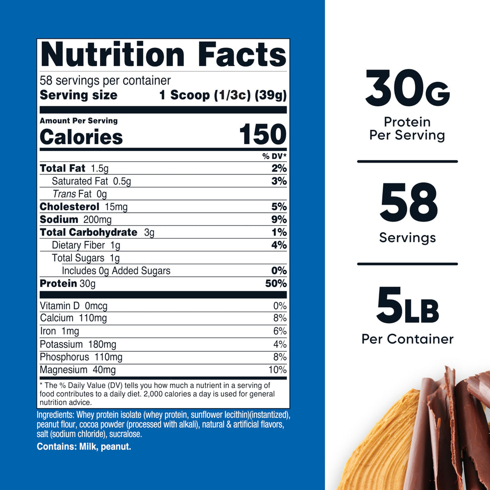 Nutricost Whey Protein Isolate scoop included for convenient one-scoop servings