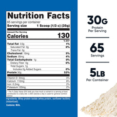 Nutricost Whey Protein Isolate scoop included for precise 30 g servings