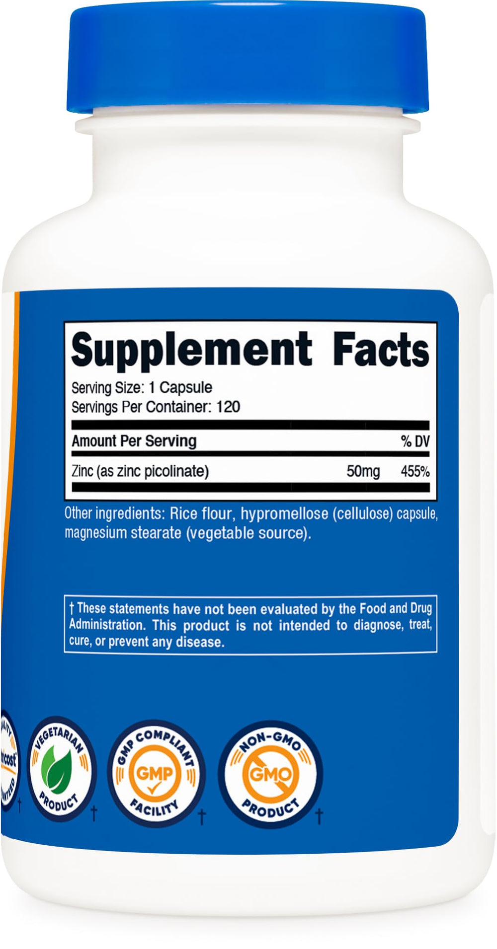 Daily use with Nutricost zinc picolinate capsules for routine support.