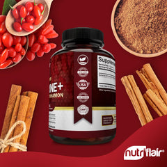 NutriFlair Berberine HCL Made in USA label on bottle