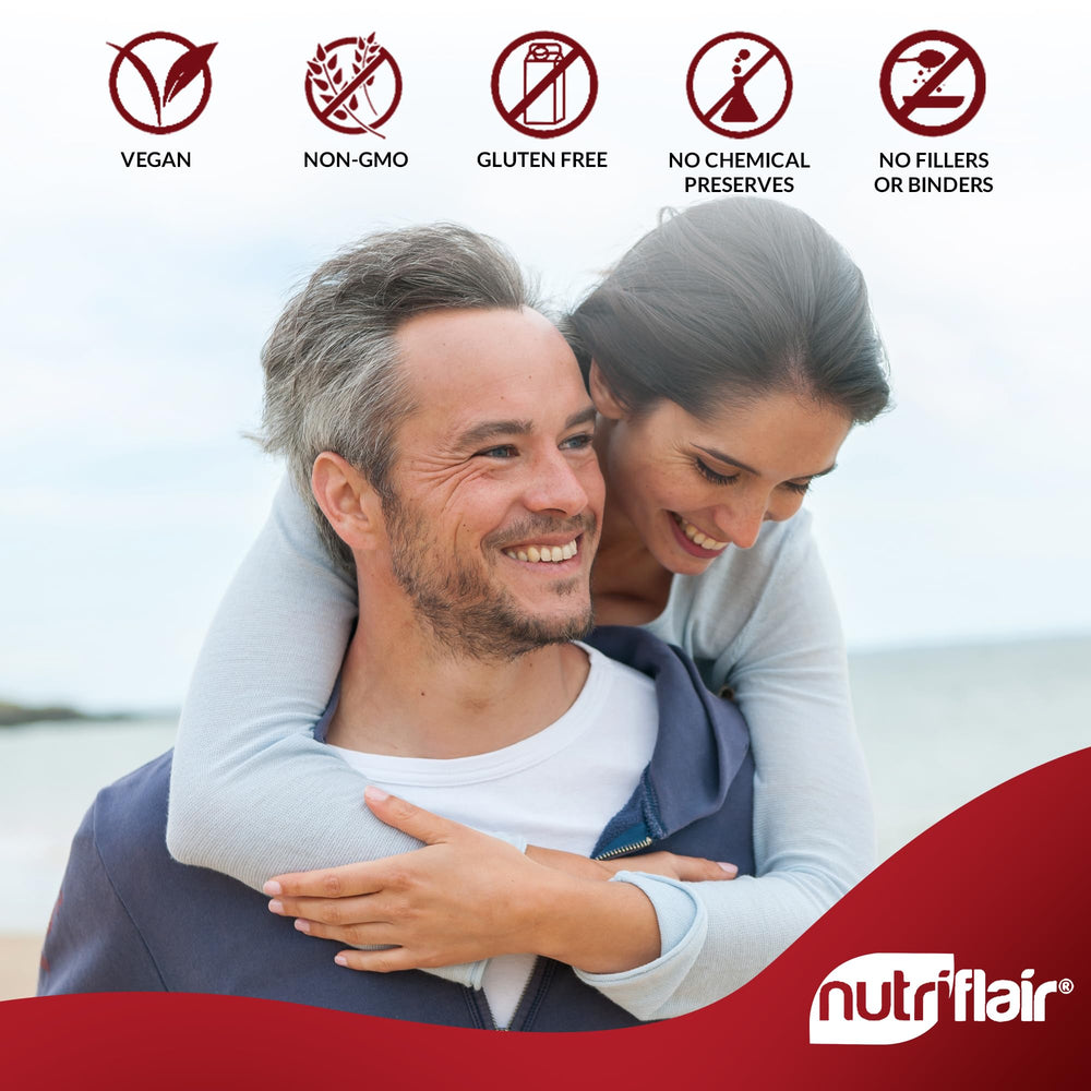 NutriFlair Berberine vegan gluten-free mark on packaging