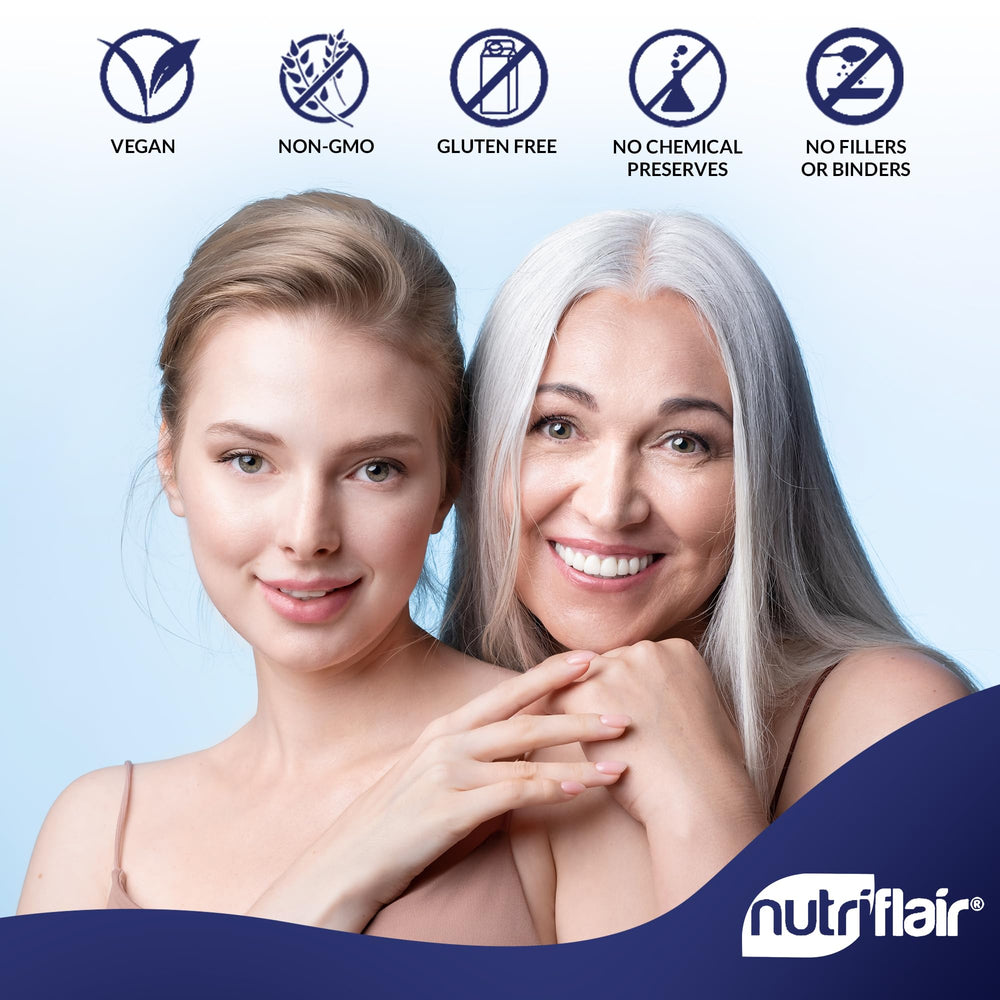 NutriFlair non-GMO icon on label supports a clean supplement choice.