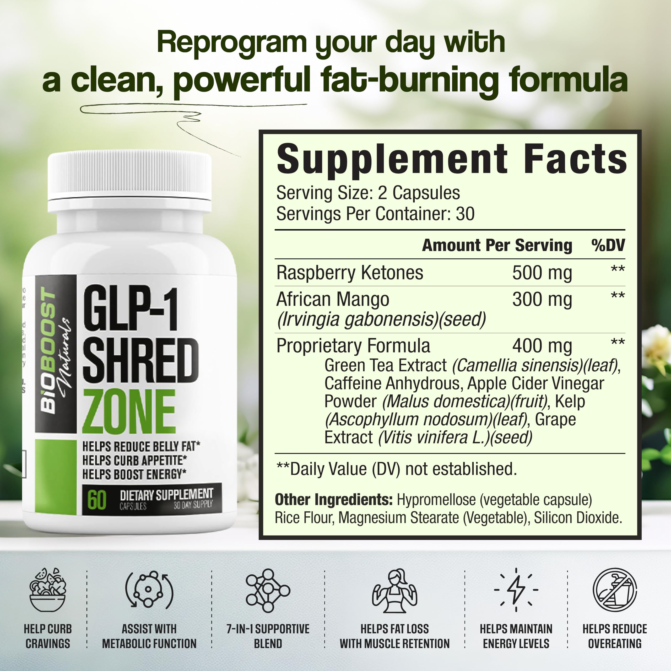 Nutrimend IQ GLP-1 Shred Zone capsules ready for daily energy and focus