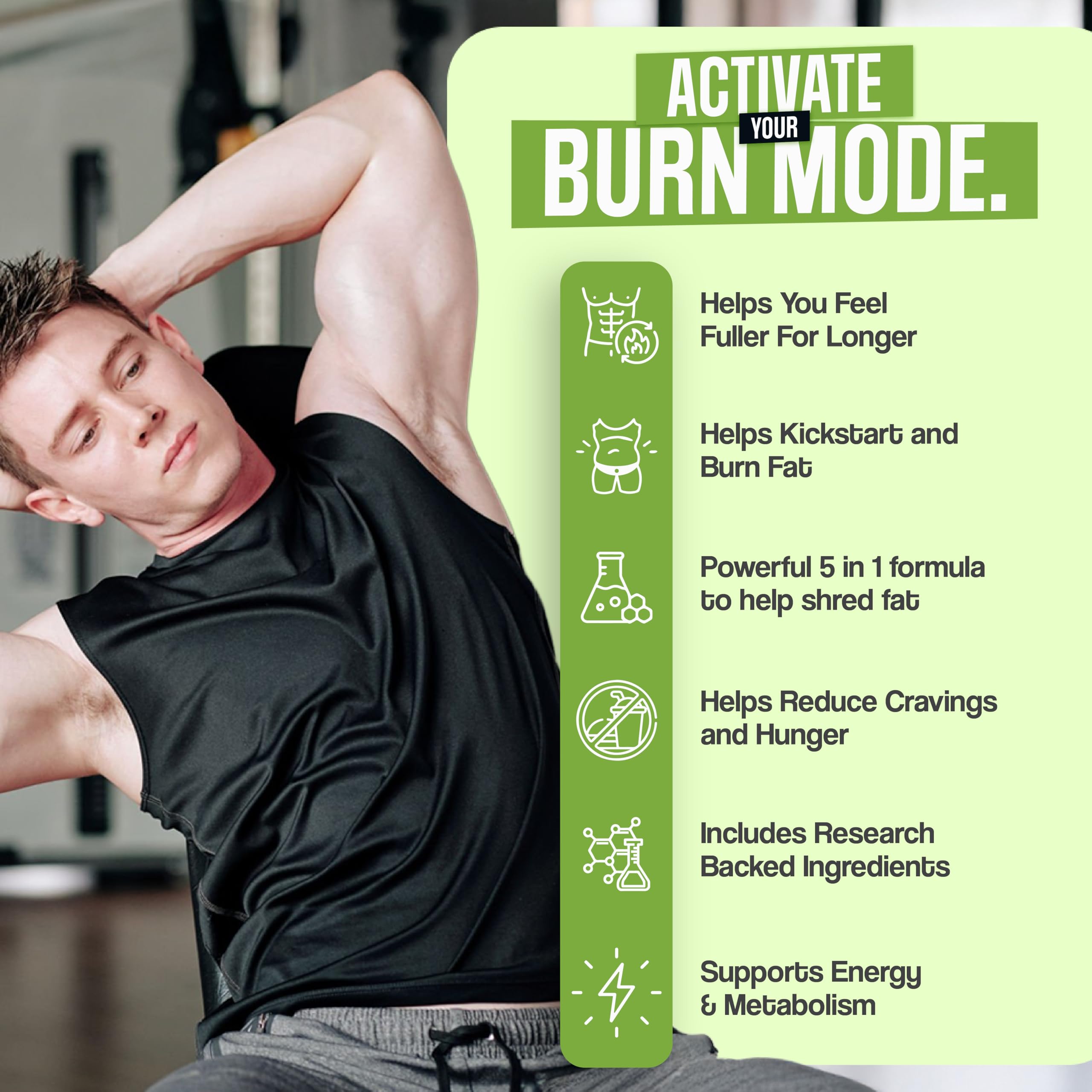 Nutrimend IQ Male Burn Max meal planning context showing portions