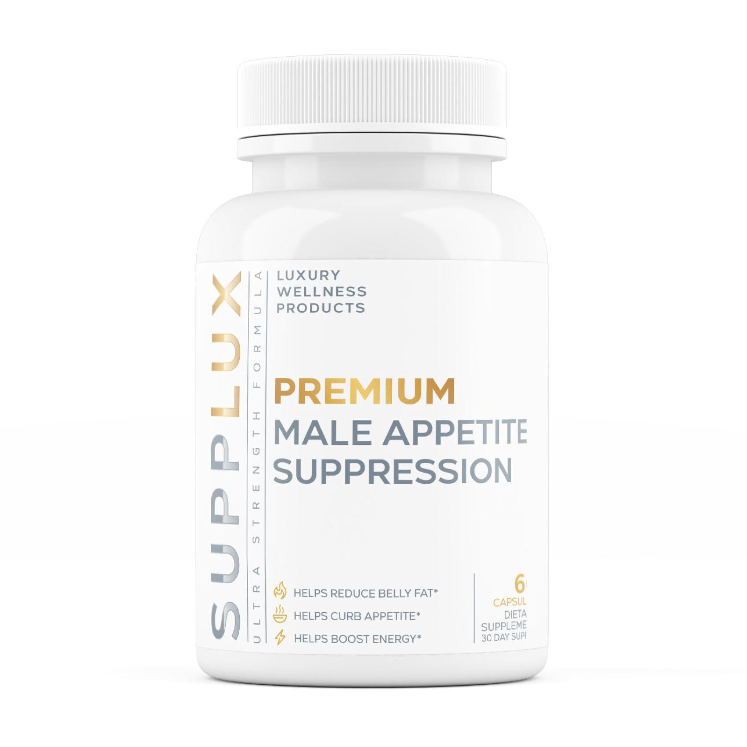 Nutrimend IQ Premium bottle and packaging illustrating convenient daily capsules for steady appetite control.